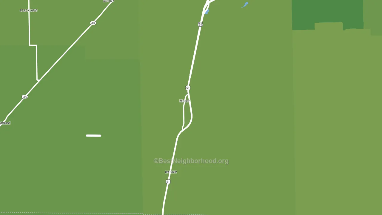 62544, IL block-group voter-turnout map