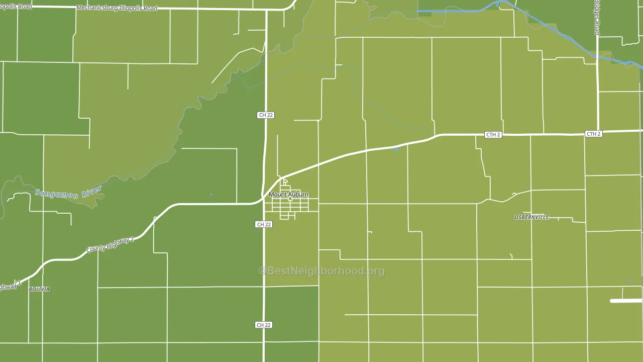 62547, IL block-group voter-turnout map
