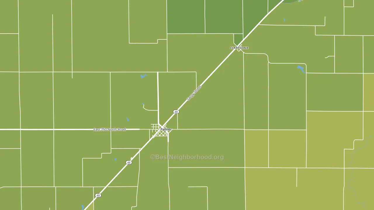 62556, IL block-group voter-turnout map