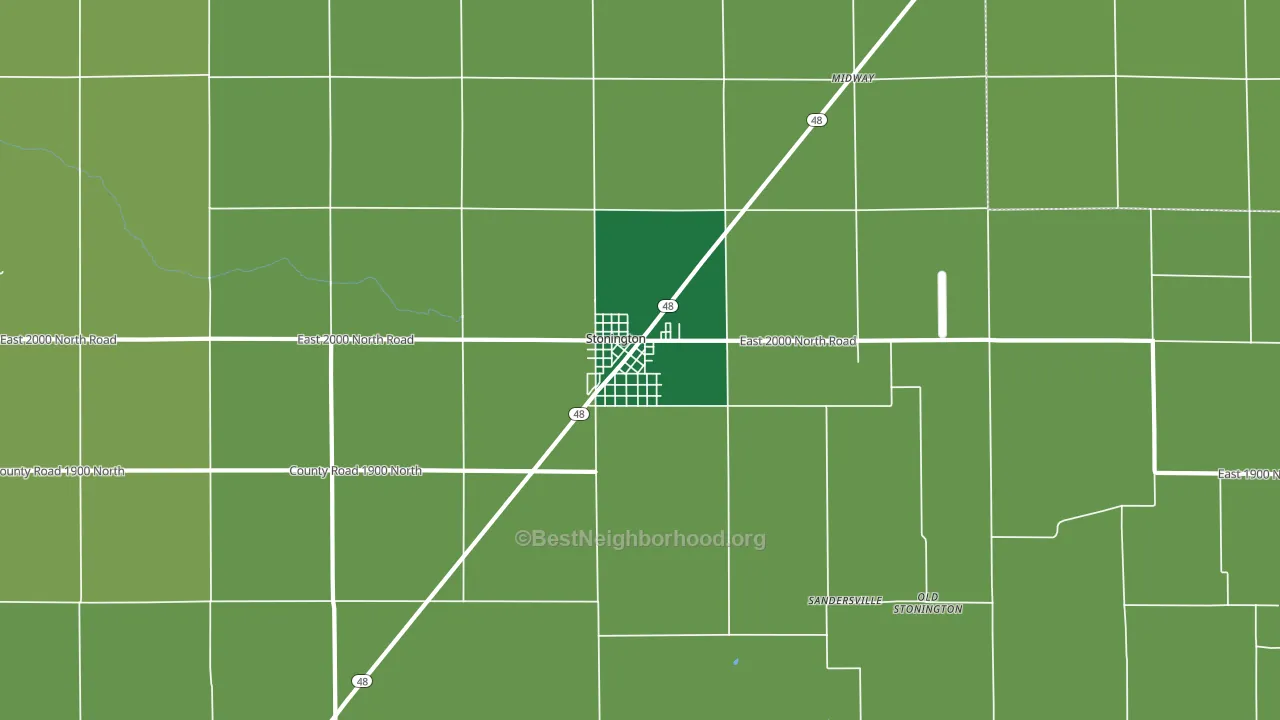 62567, IL block-group voter-turnout map