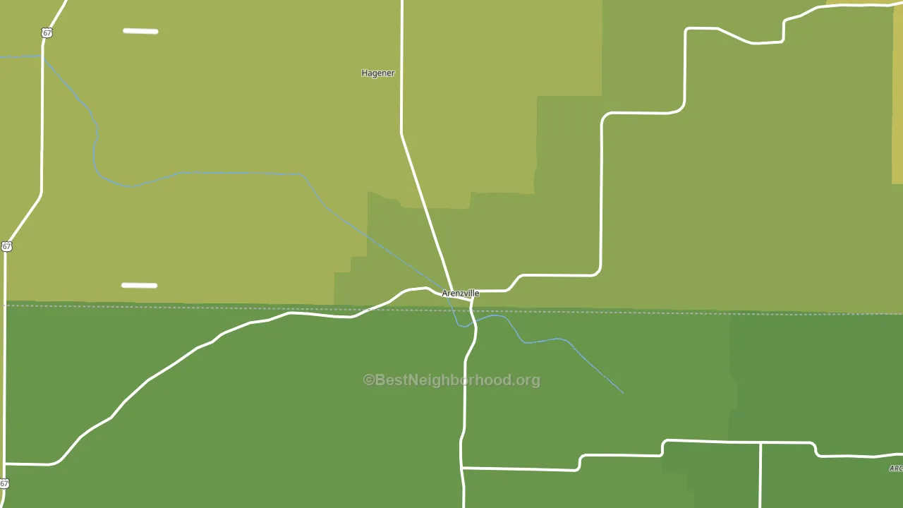 62611, IL block-group voter-turnout map
