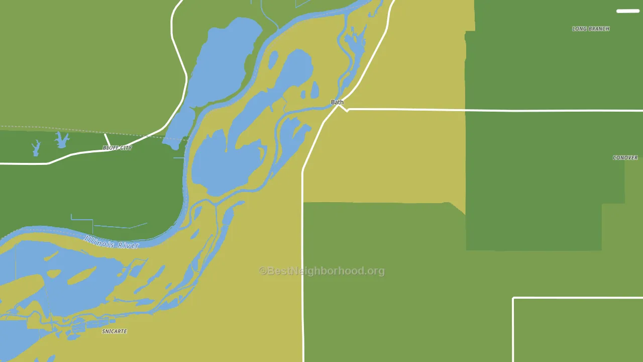 62617, IL block-group voter-turnout map