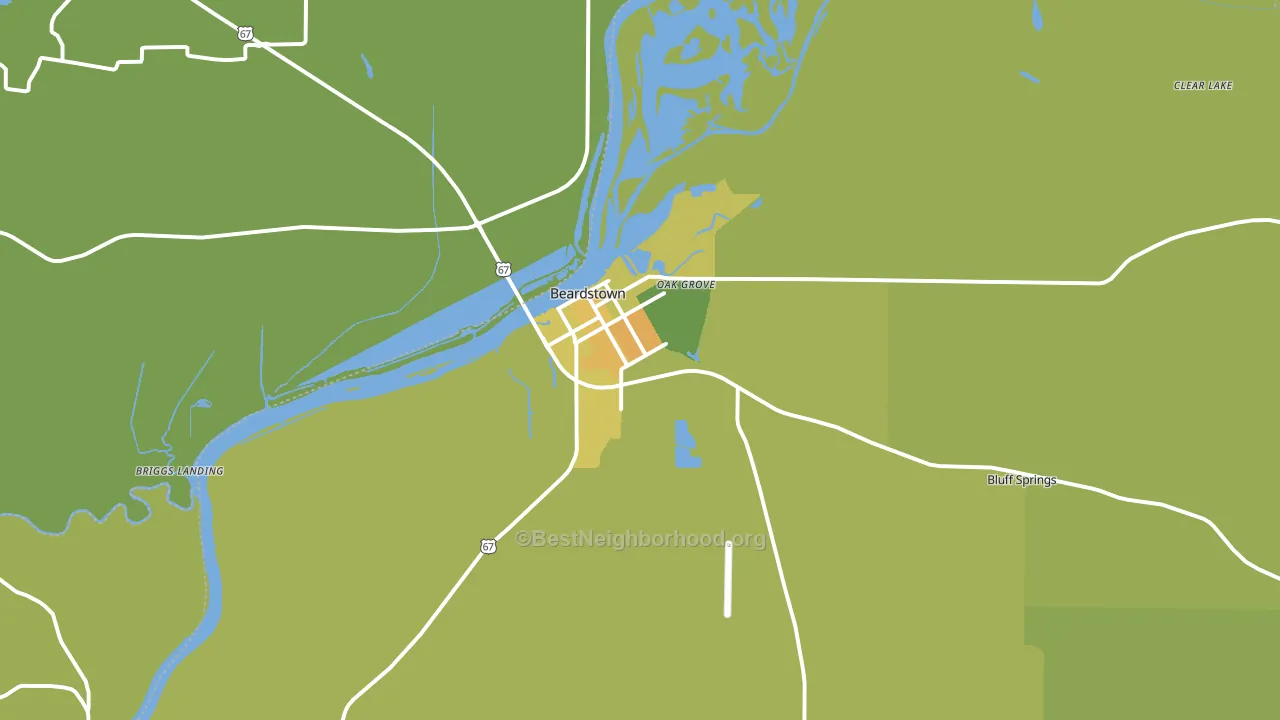 62618, IL block-group voter-turnout map