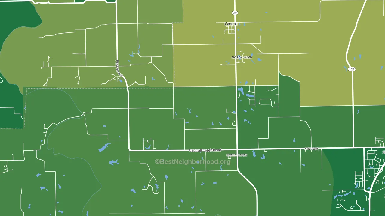 62625, IL block-group voter-turnout map