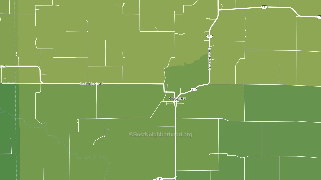 62630, IL block-group voter-turnout map