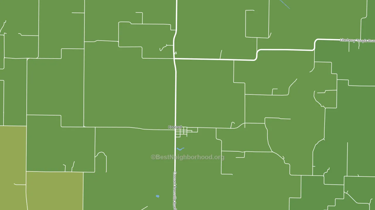 62631, IL block-group voter-turnout map