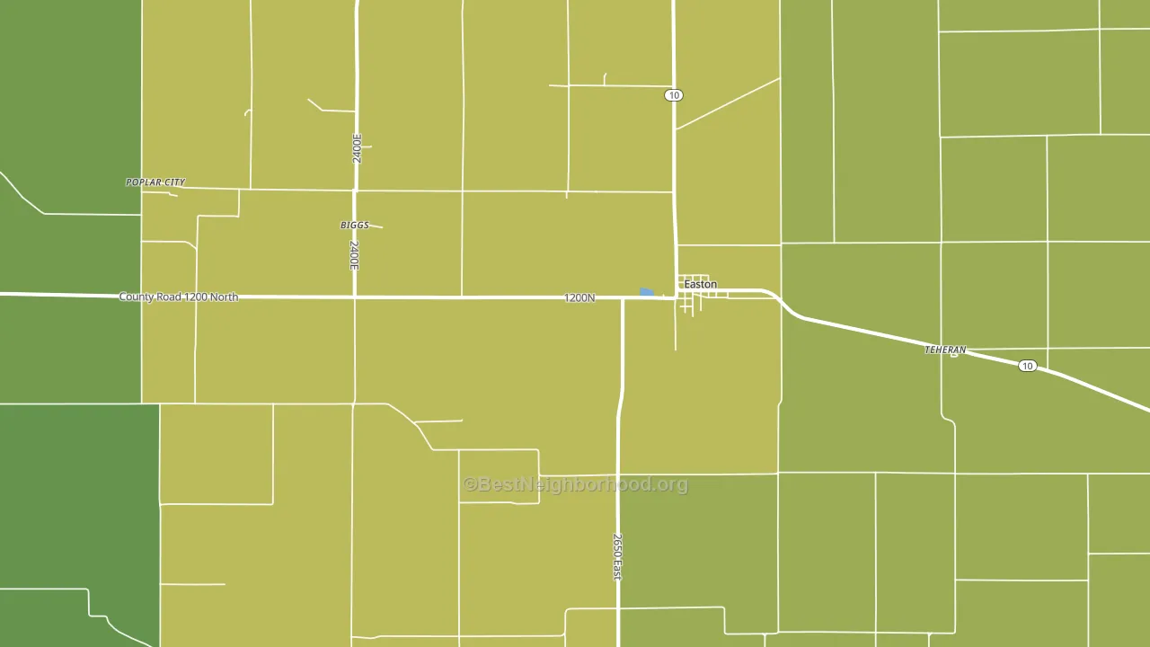 62633, IL block-group voter-turnout map