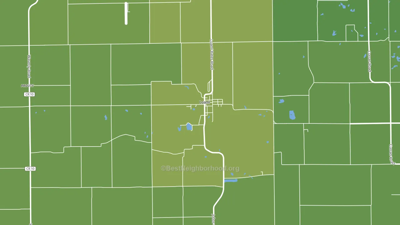 62661, IL block-group voter-turnout map