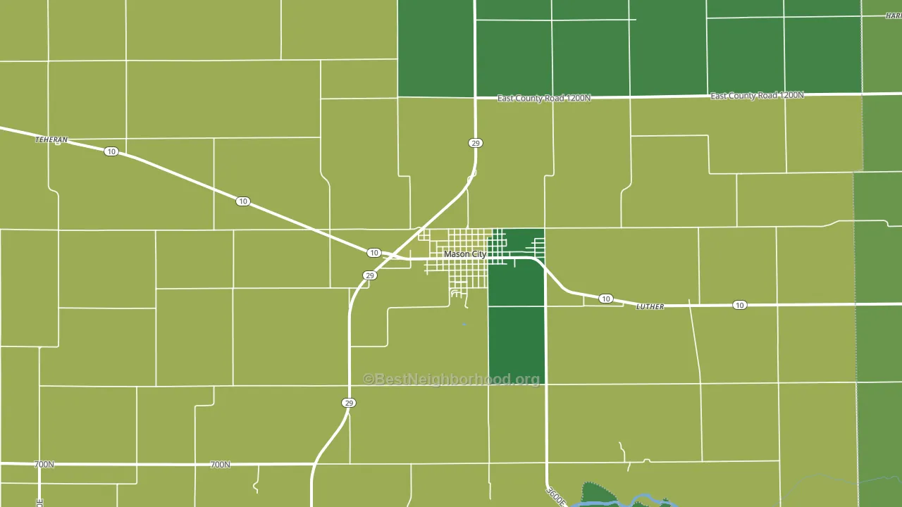 62664, IL block-group voter-turnout map
