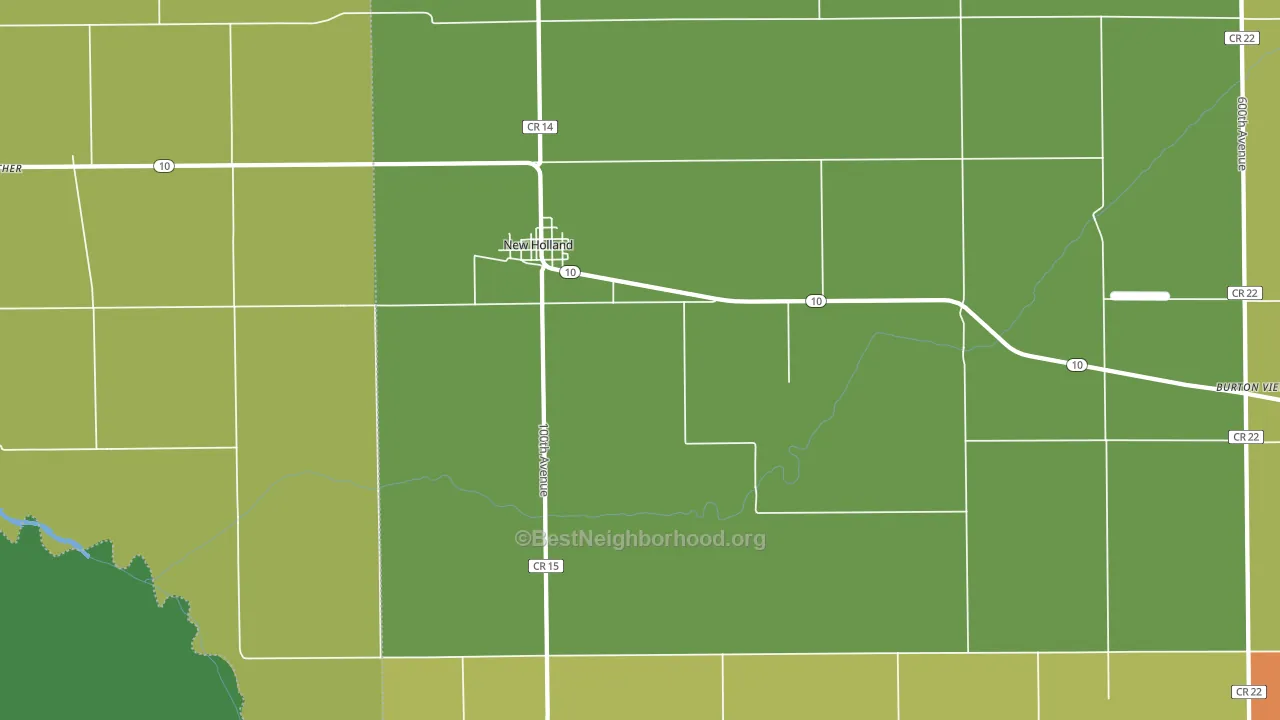 62671, IL block-group voter-turnout map