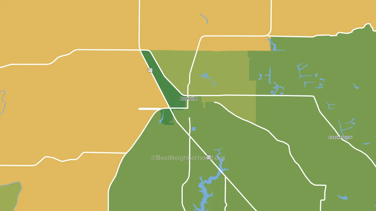 62681, IL block-group voter-turnout map