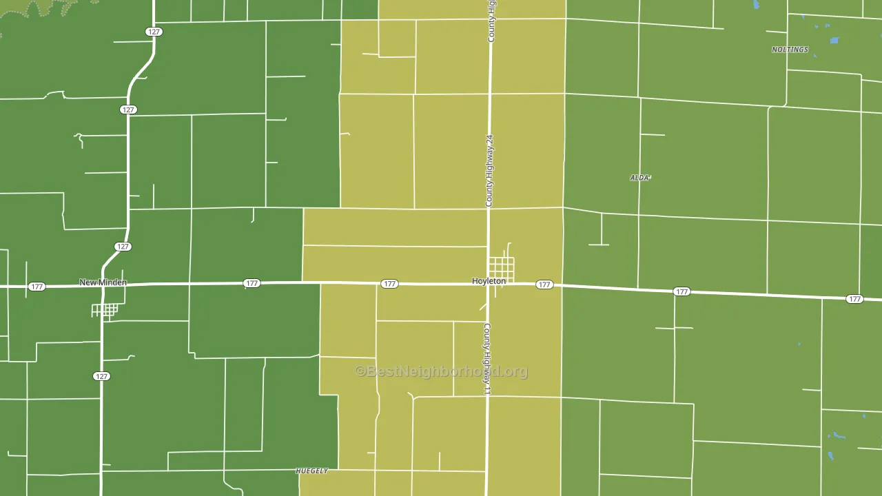 62803, IL block-group voter-turnout map