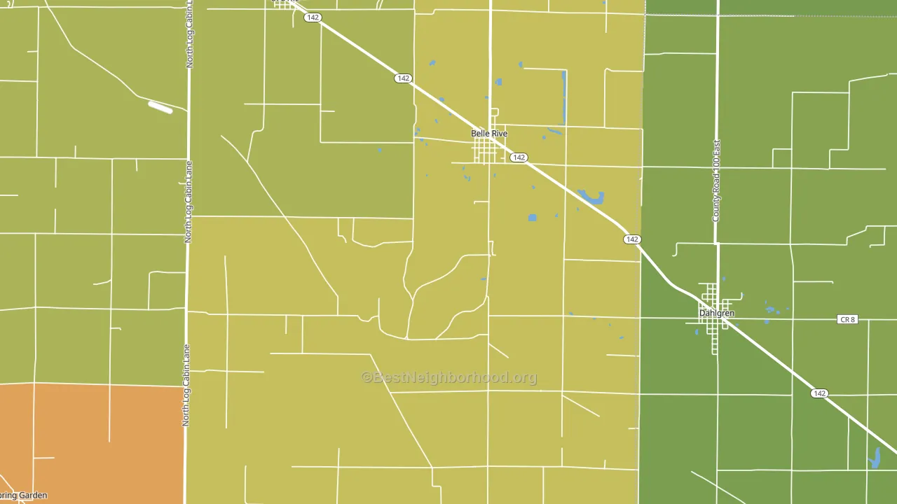 62810, IL block-group voter-turnout map