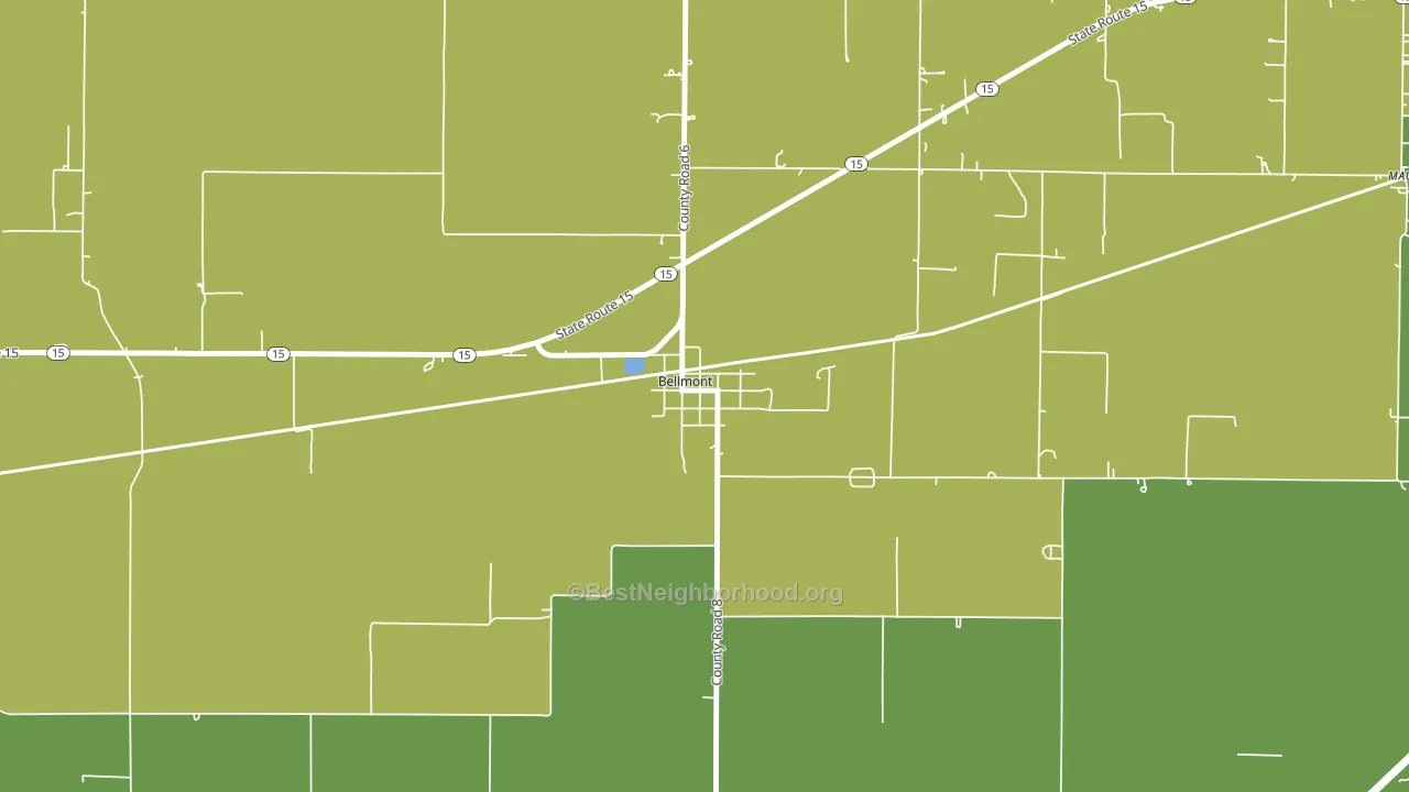 62811, IL block-group voter-turnout map