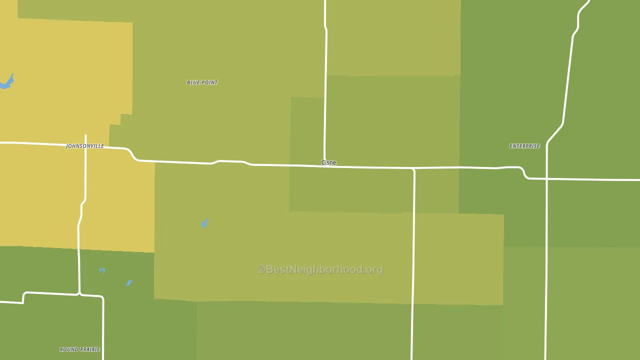 62823, IL block-group voter-turnout map