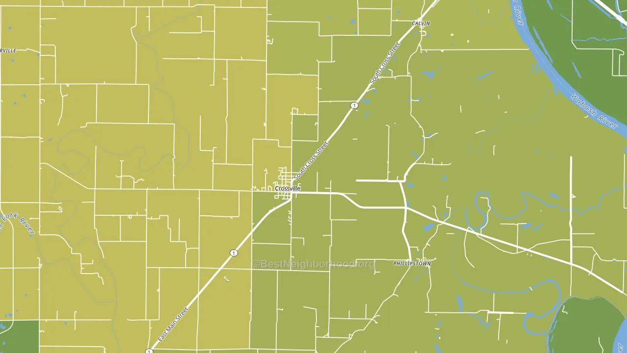 62827, IL block-group voter-turnout map