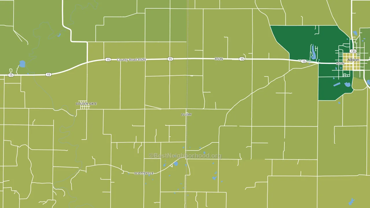 62833, IL block-group voter-turnout map