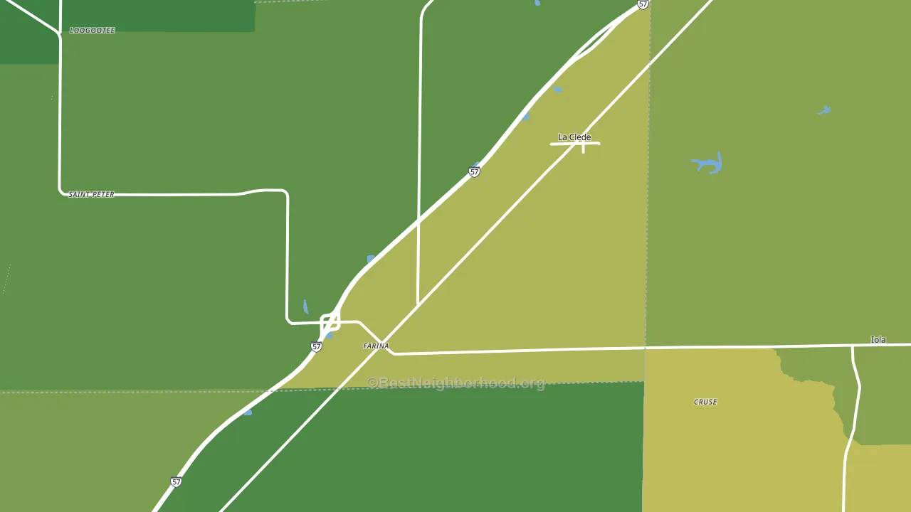 62838, IL block-group voter-turnout map