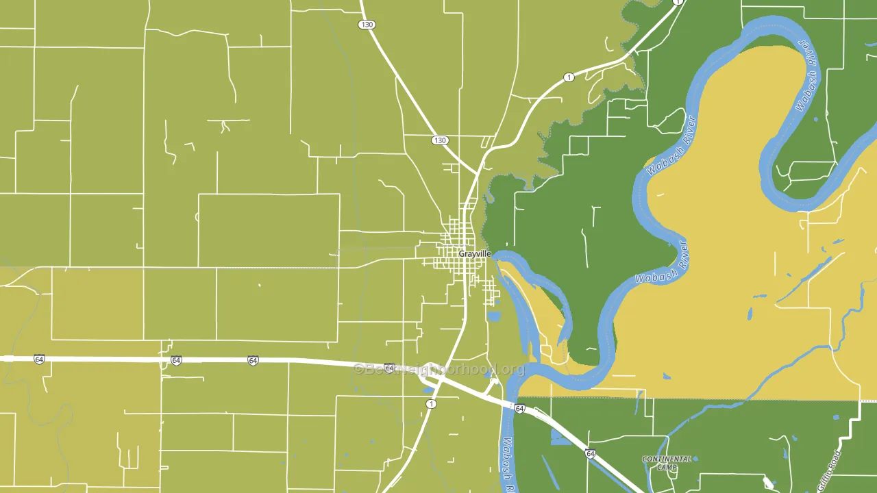 62844, IL block-group voter-turnout map