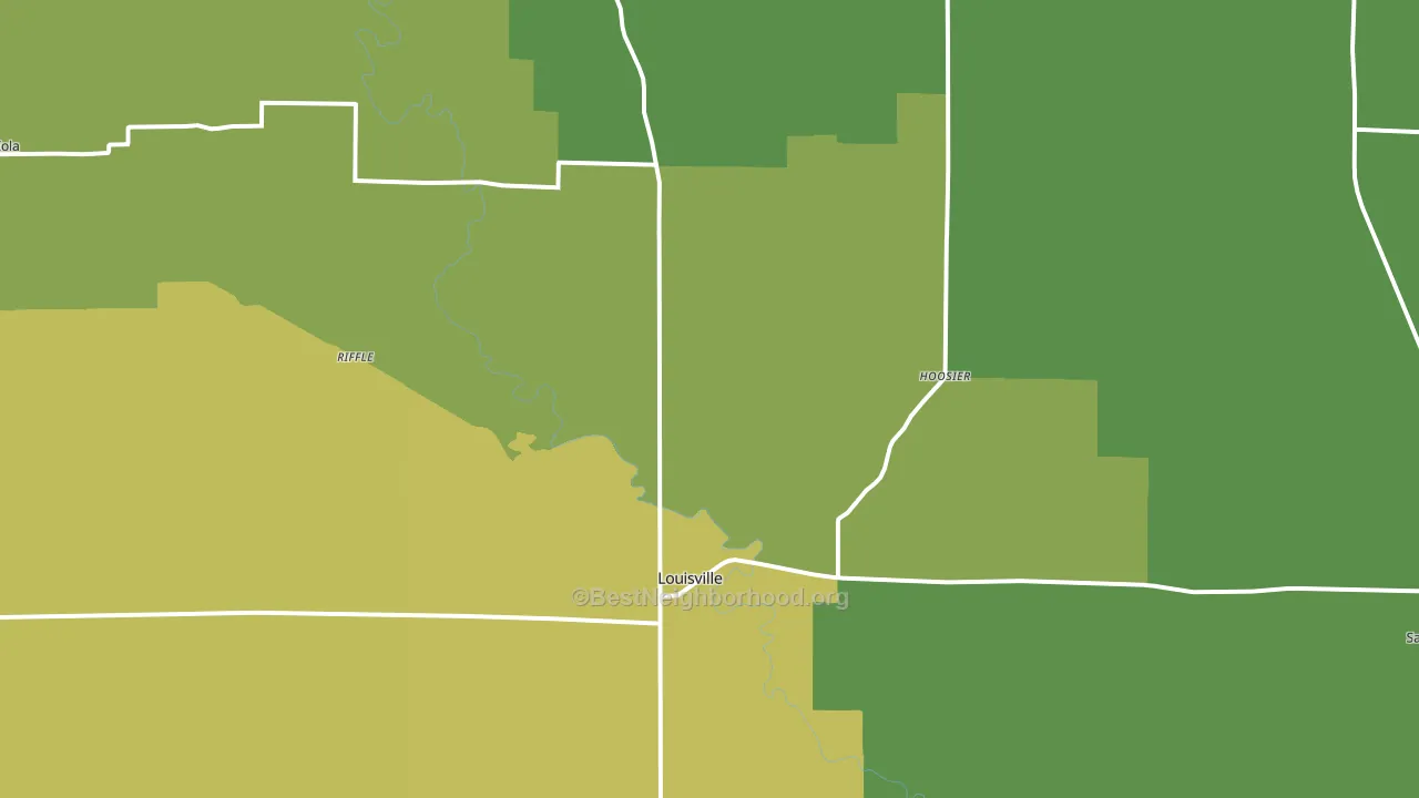 62858, IL block-group voter-turnout map