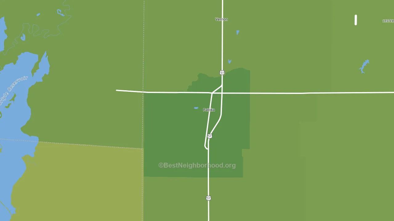 62875, IL block-group voter-turnout map