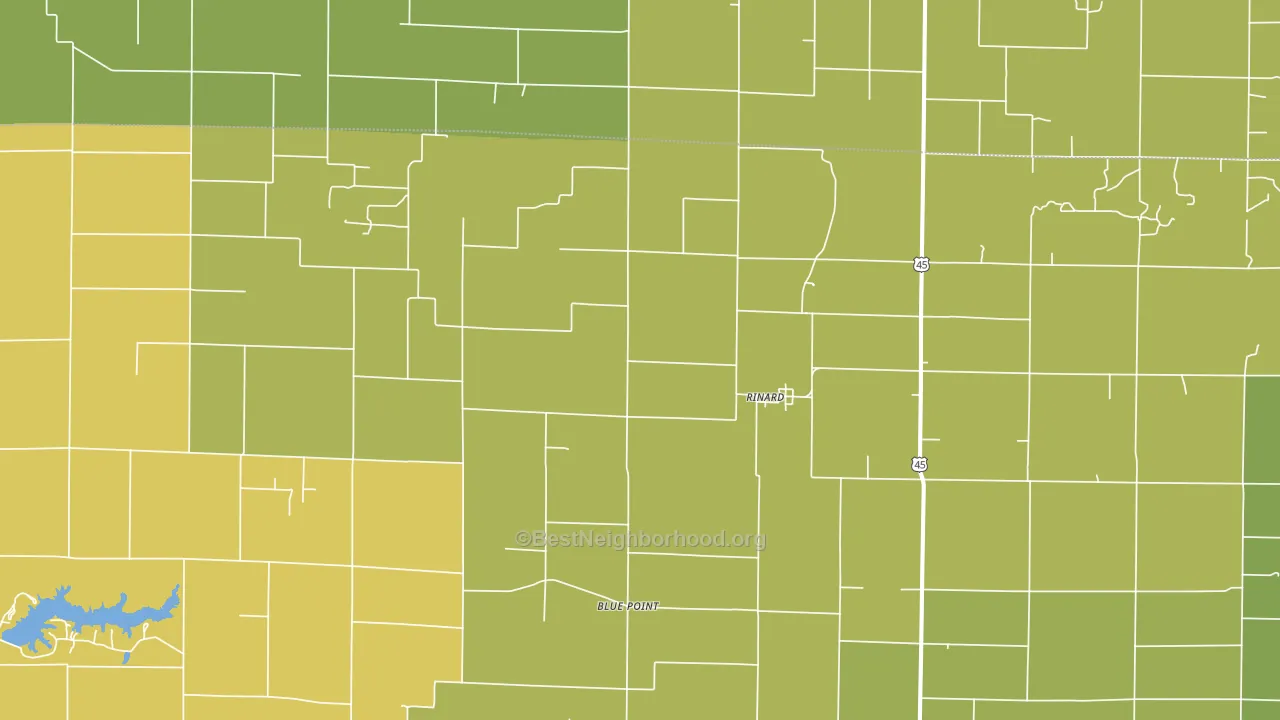 62878, IL block-group voter-turnout map