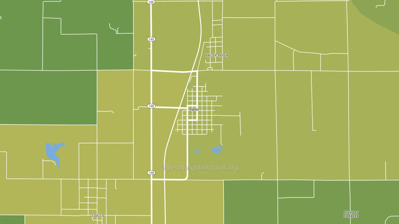 62891, IL block-group voter-turnout map