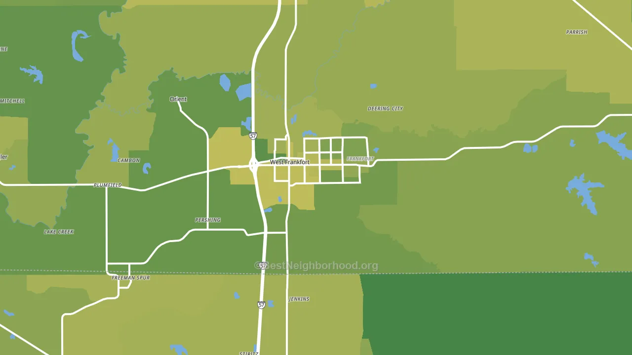 62896, IL block-group voter-turnout map