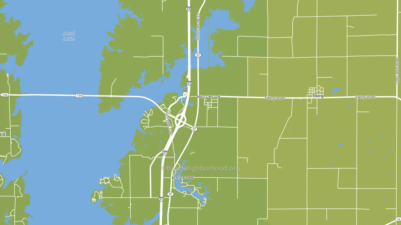 62897, IL block-group voter-turnout map