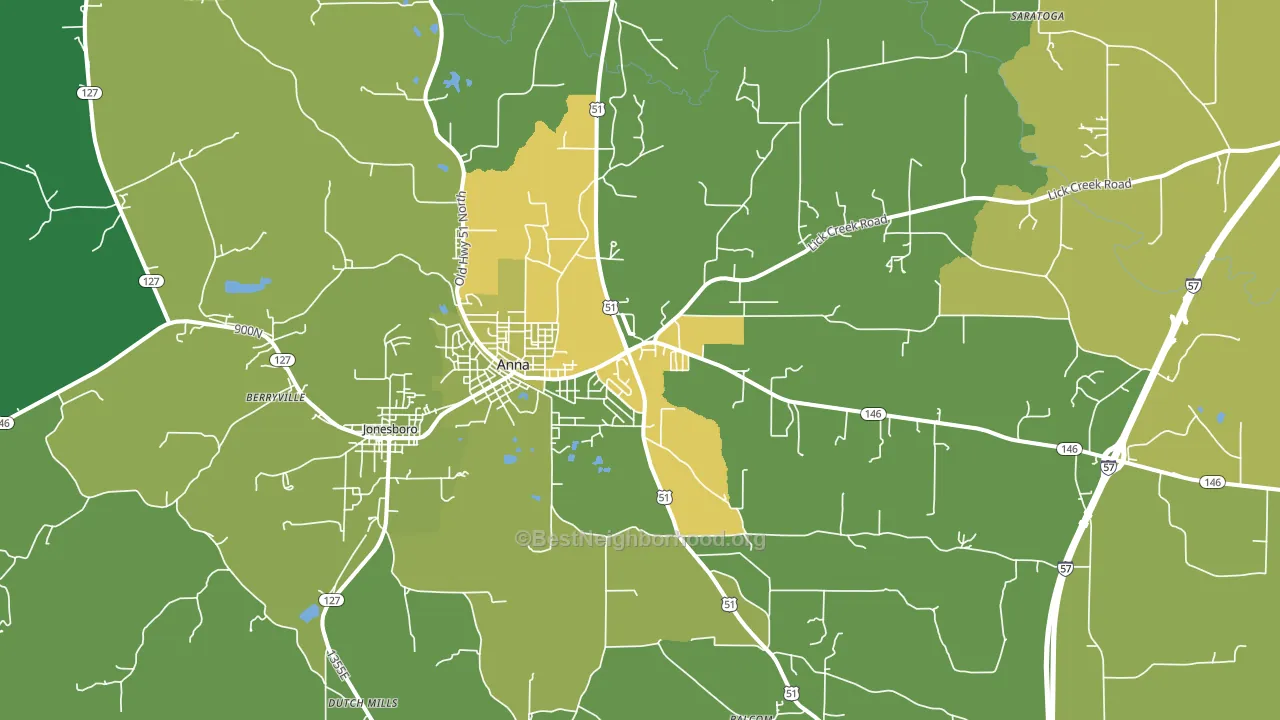 62906, IL block-group voter-turnout map