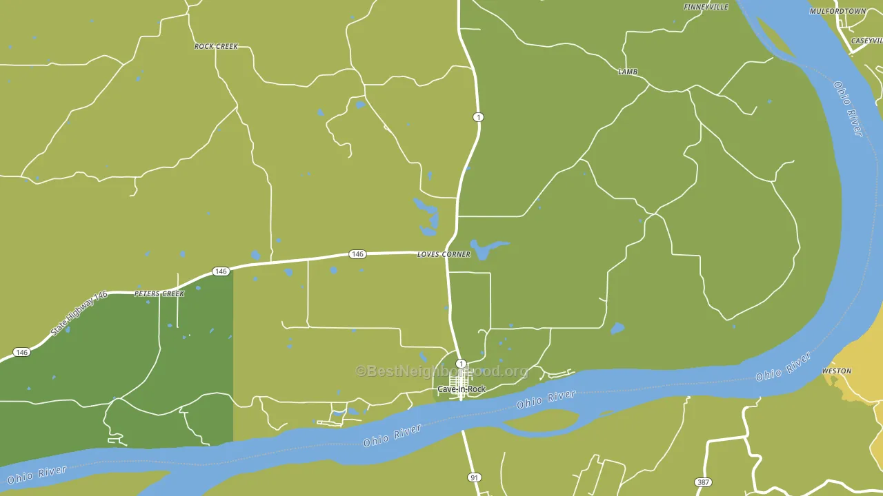 62919, IL block-group voter-turnout map
