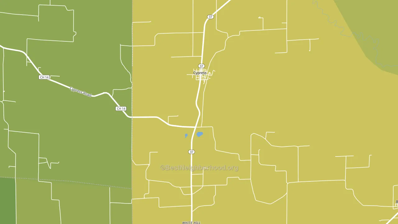 62923, IL block-group voter-turnout map