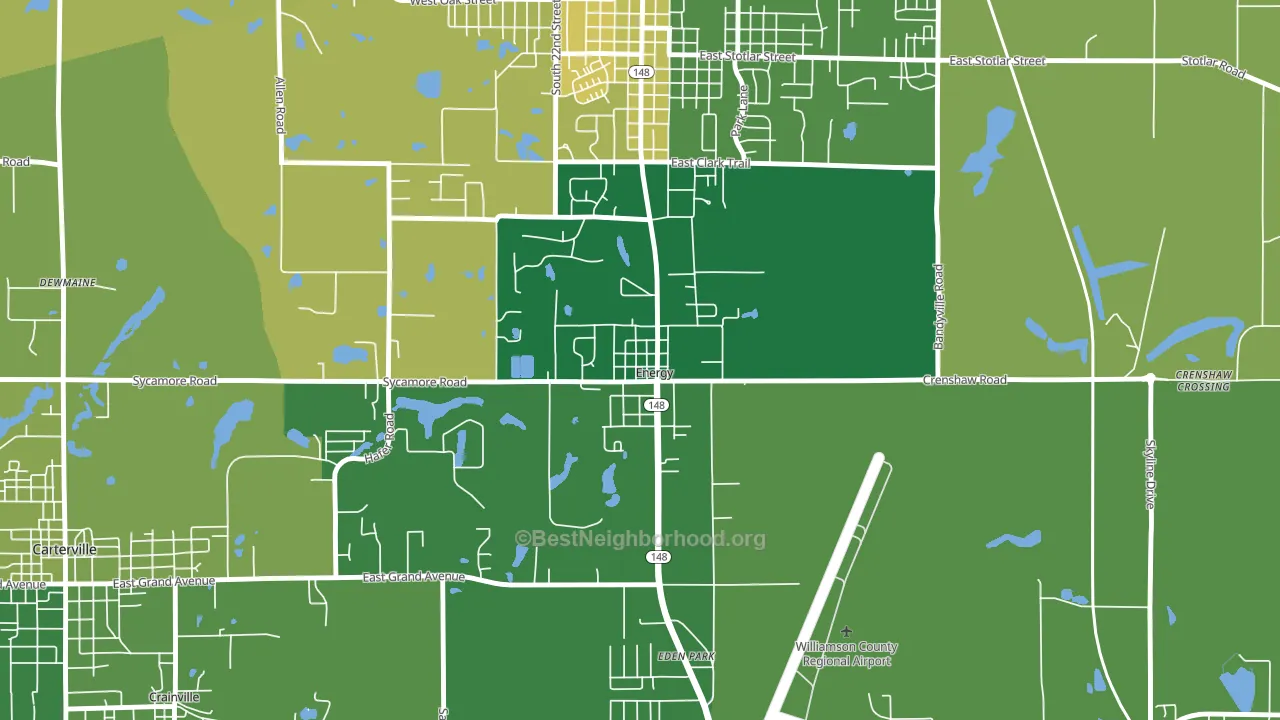62933, IL block-group voter-turnout map