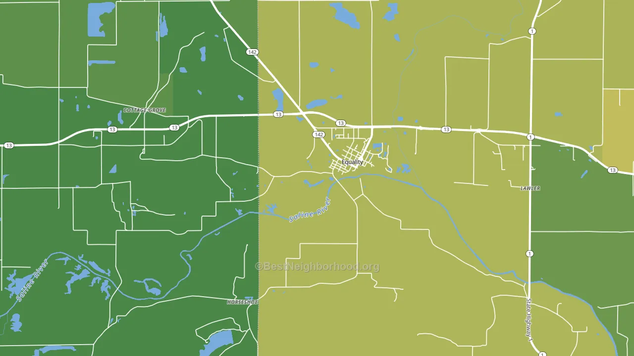 62934, IL block-group voter-turnout map
