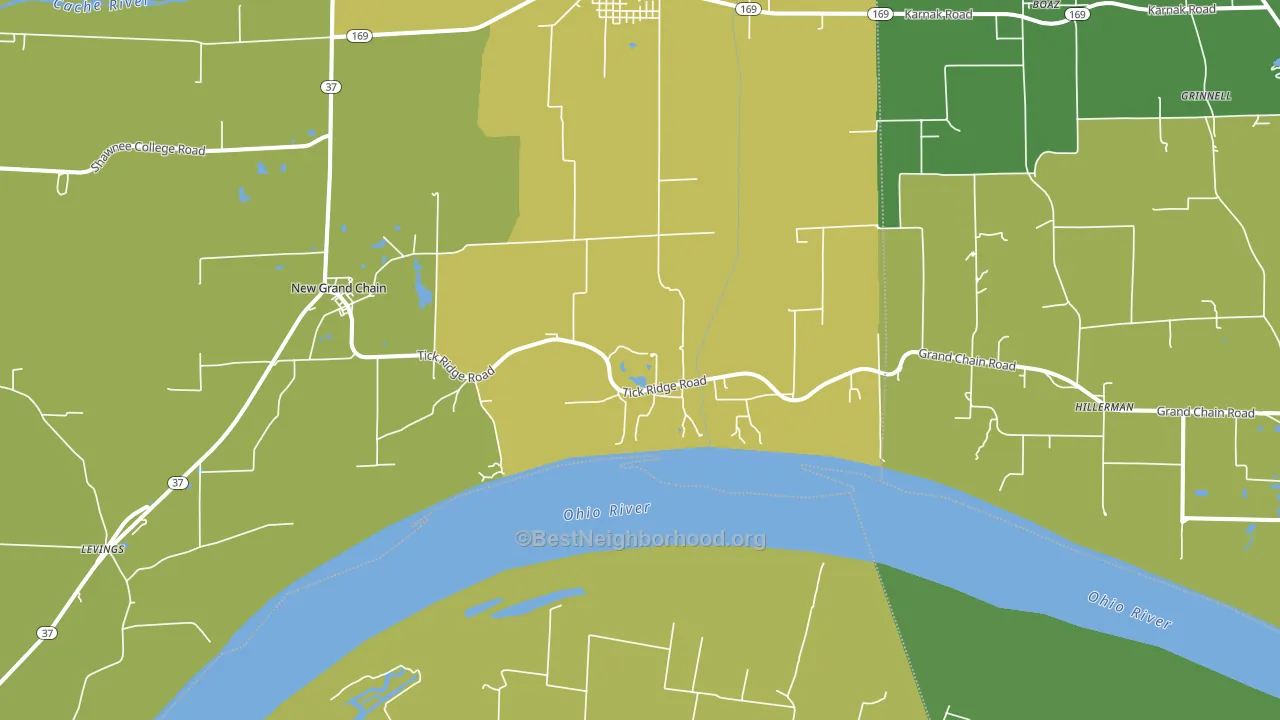62941, IL block-group voter-turnout map