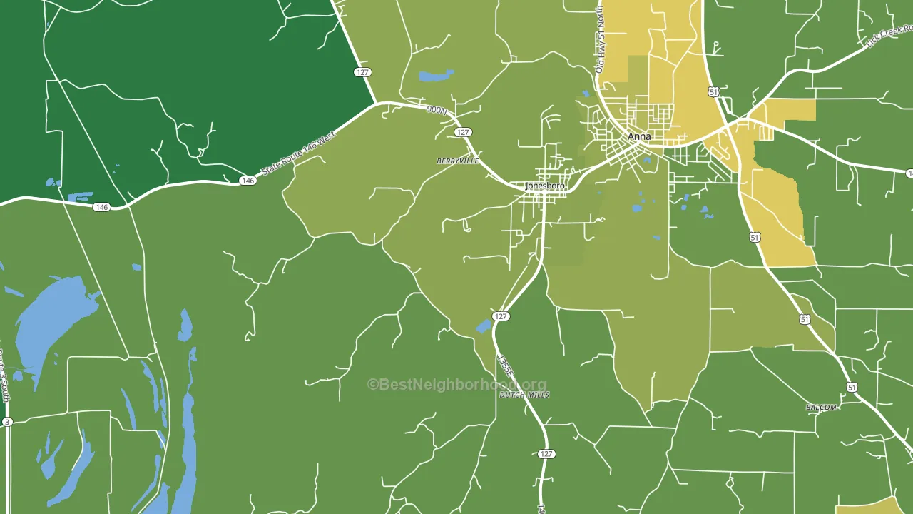 62952, IL block-group voter-turnout map