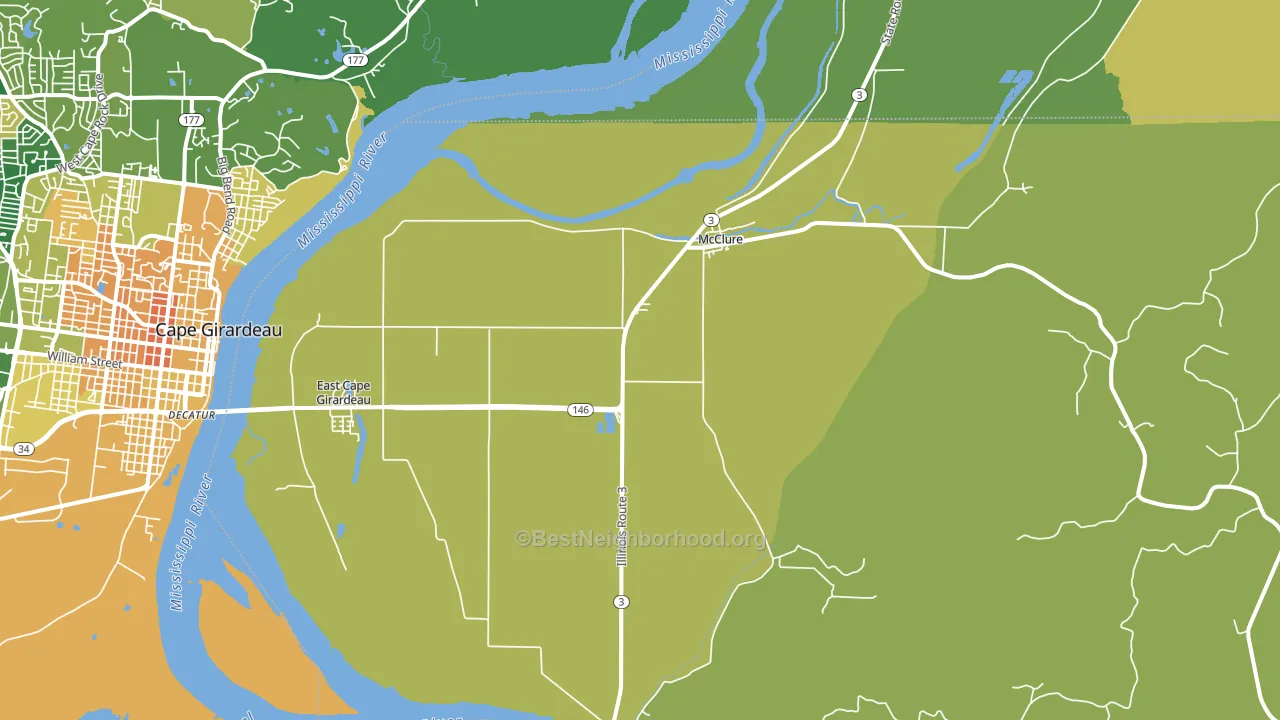 62957, IL block-group voter-turnout map