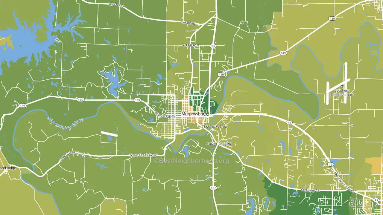 62966, IL block-group voter-turnout map