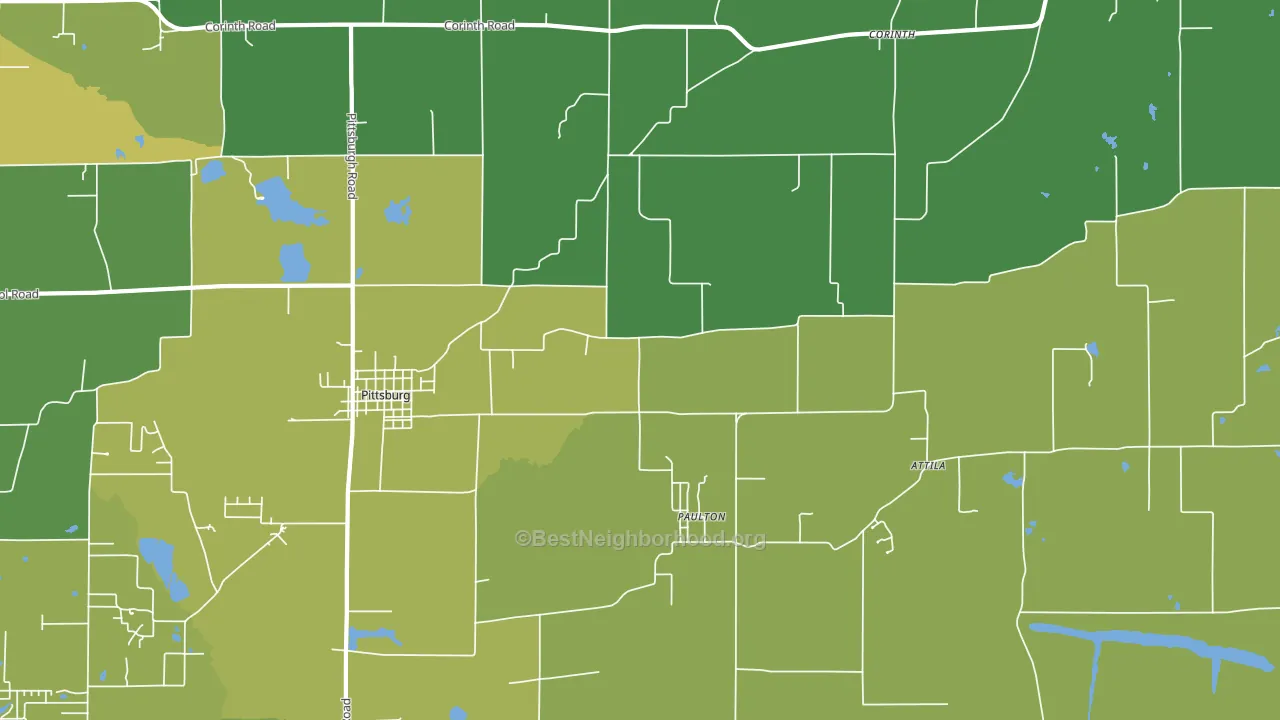 62974, IL block-group voter-turnout map