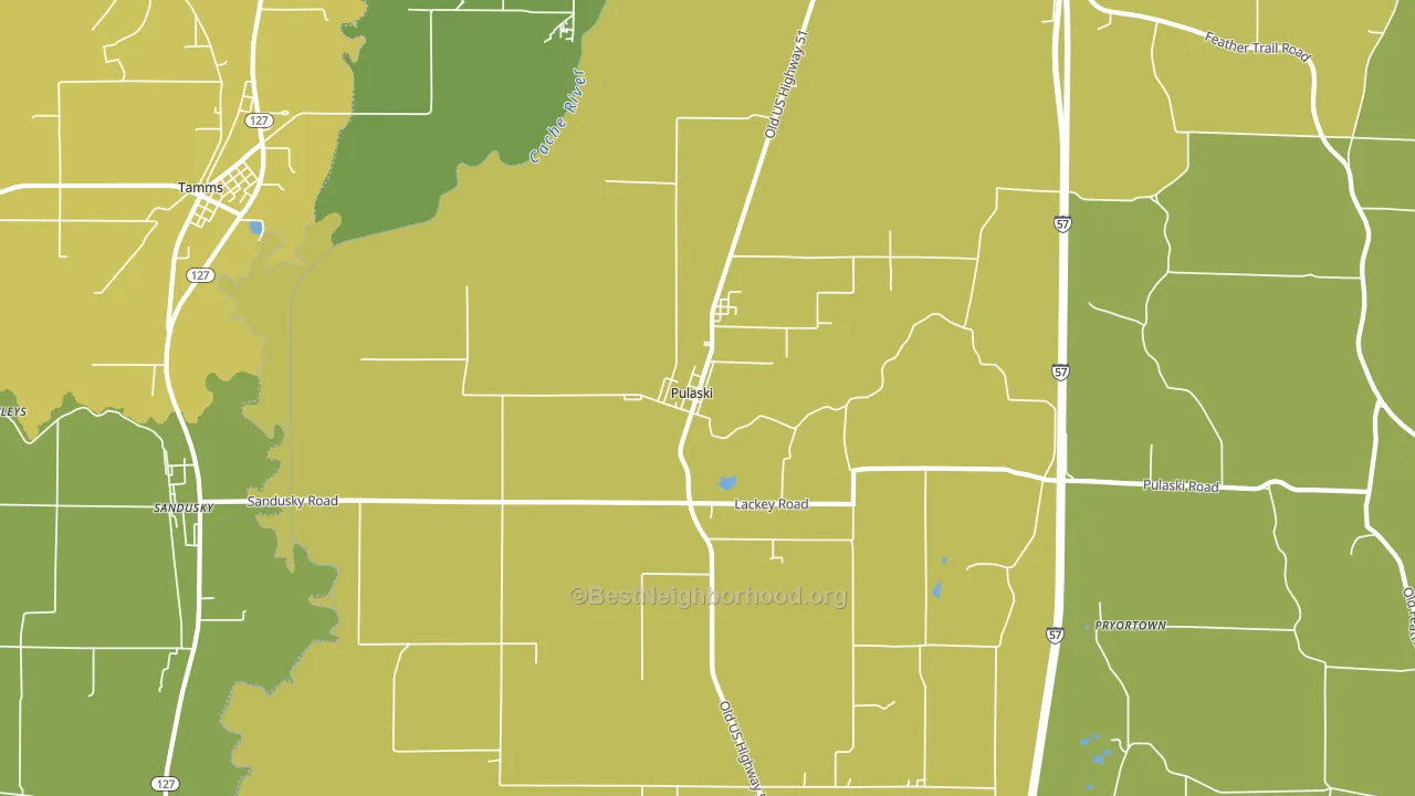 62976, IL block-group voter-turnout map