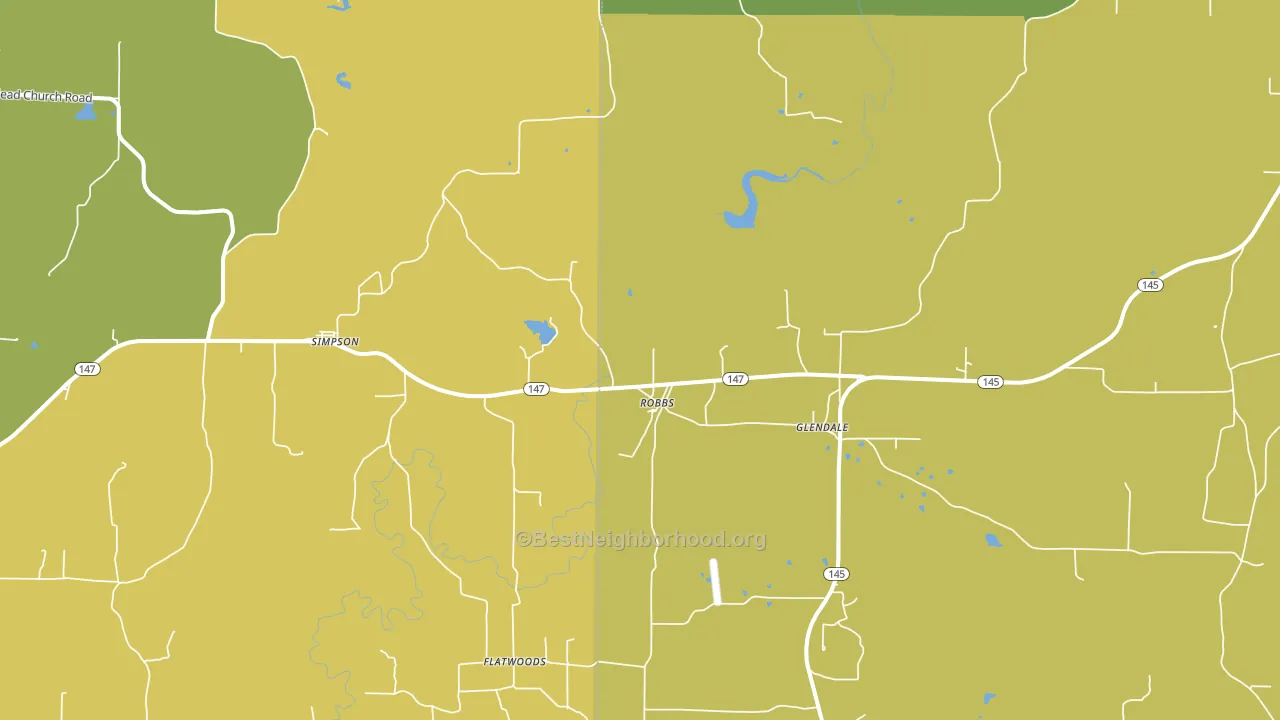 62985, IL block-group voter-turnout map