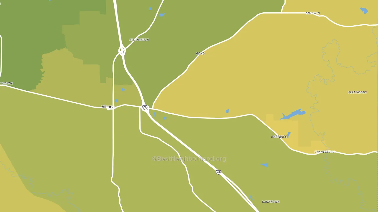 62995, IL block-group voter-turnout map