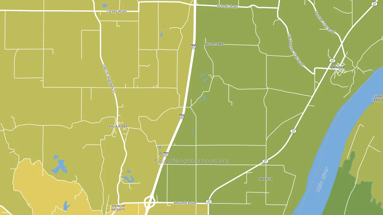 62996, IL block-group voter-turnout map