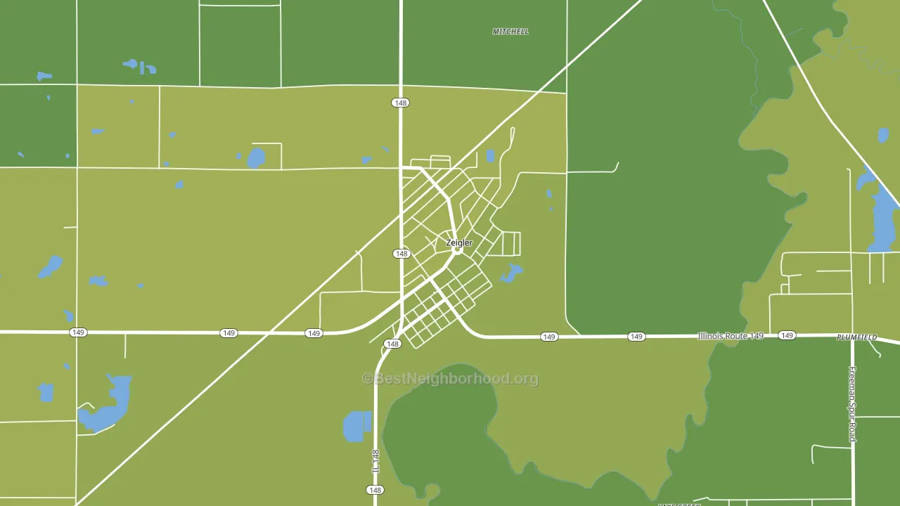 62999, IL block-group voter-turnout map