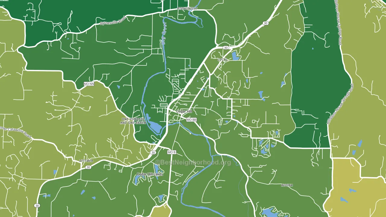 63016, MO block-group voter-turnout map