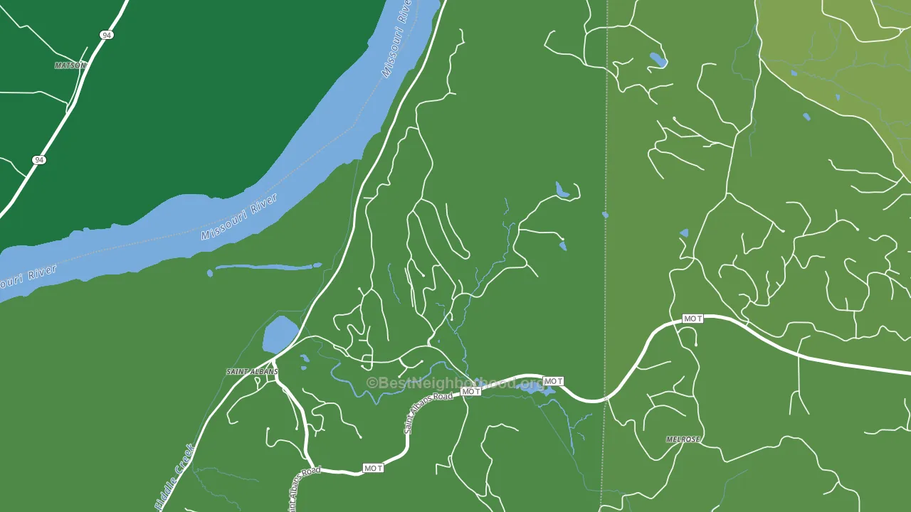 63073, MO block-group voter-turnout map