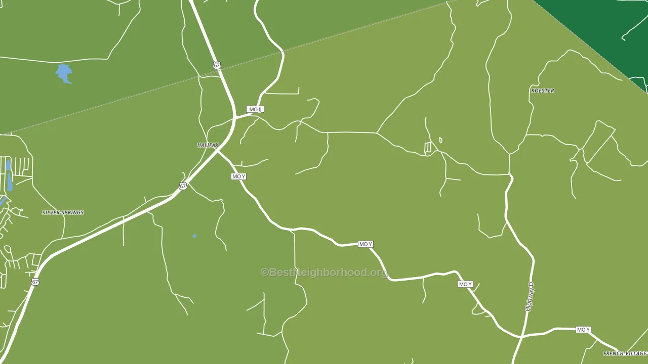 63087, MO block-group voter-turnout map