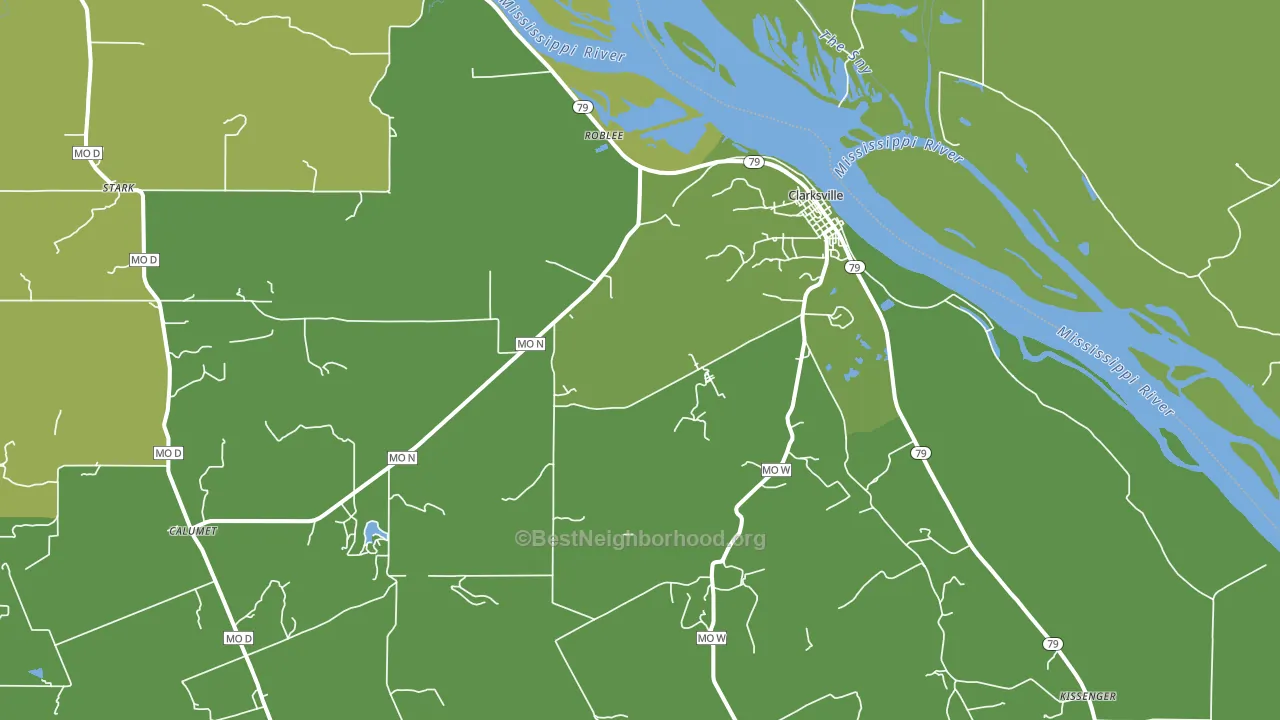 63336, MO block-group voter-turnout map