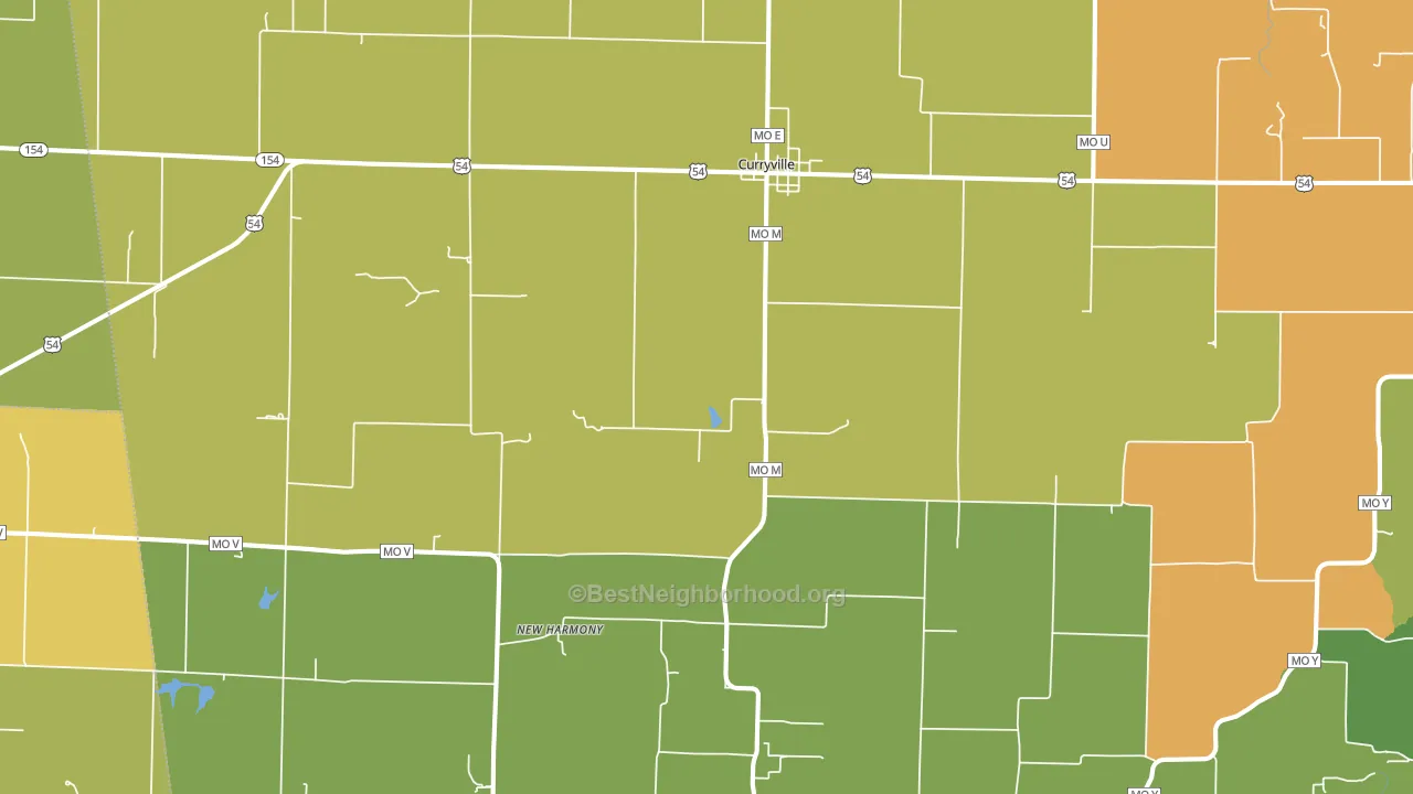 63339, MO block-group voter-turnout map