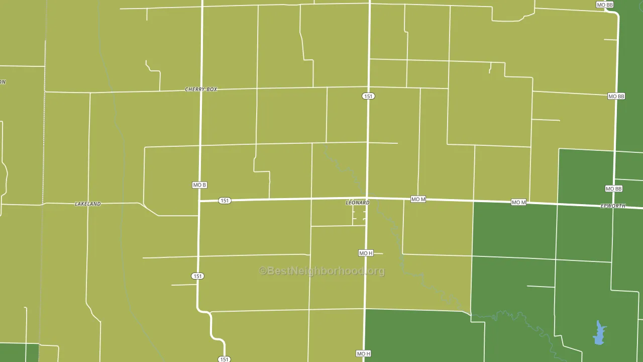 63451, MO block-group voter-turnout map